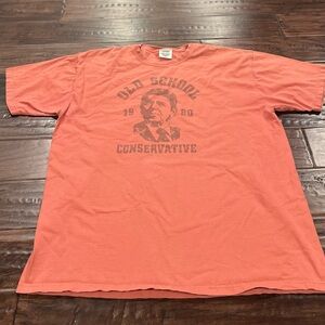 Comfort Colors orange vintage Reagan tee Size XL